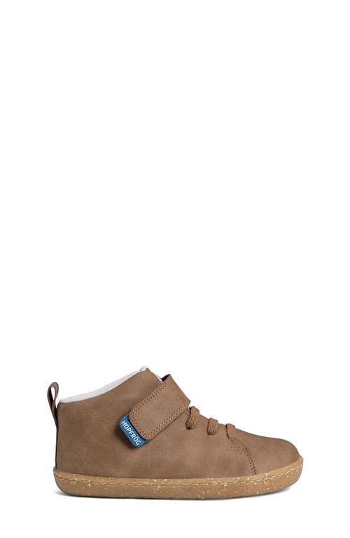 Hopfrög Kids Kids' Smart Walker High Top Sneaker In Brown Oak