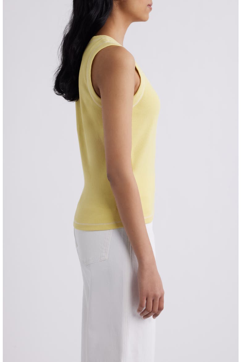 Square Neck Tank, Alternate, color, SUNSHINE