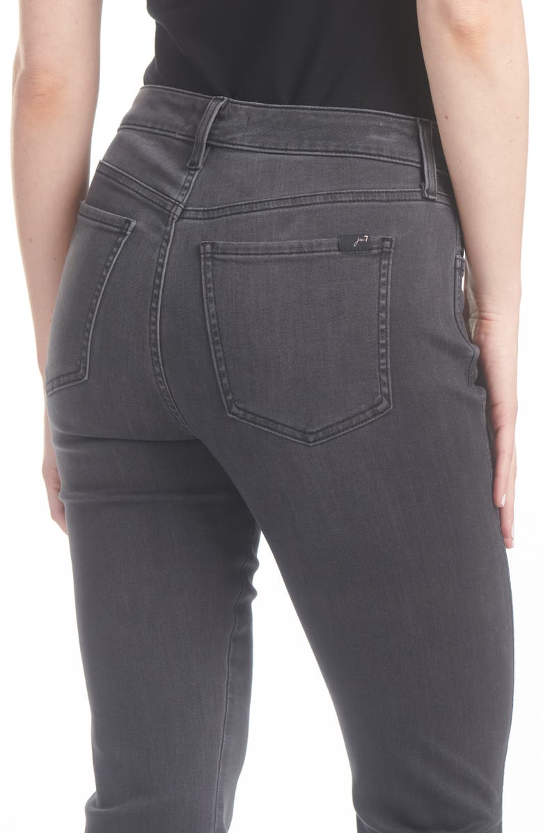 JEN7 by 7 For All Mankind Twist Seam High Waist Slim Bootcut Jeans, Alternate, color,