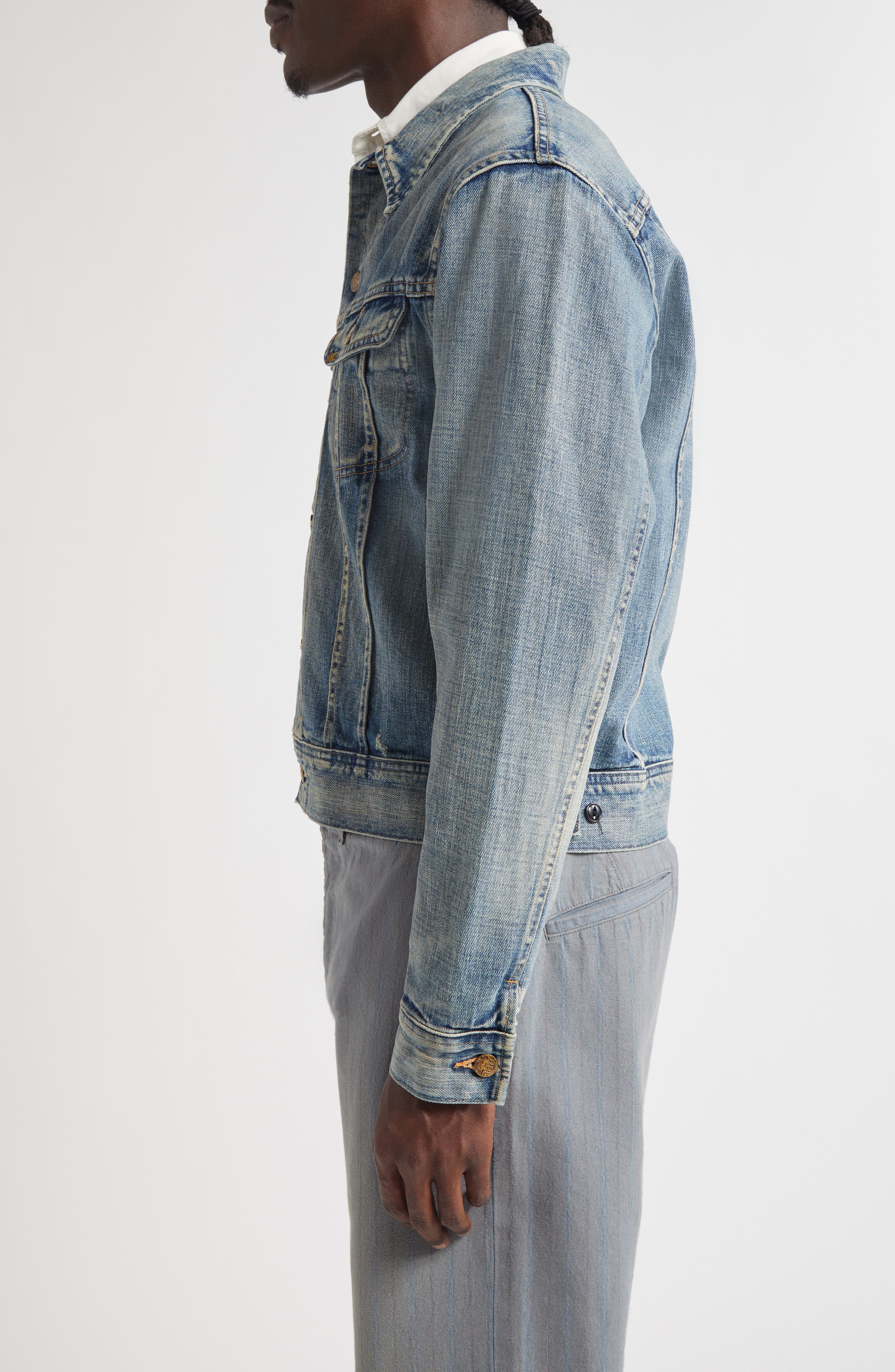 Double RL RRL Lot 271 Midweight Denim Jacket (Men) | Nordstrom