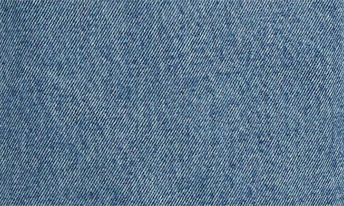 Séfr Ripped And Frayed Jeans In Trashed Mid Blue