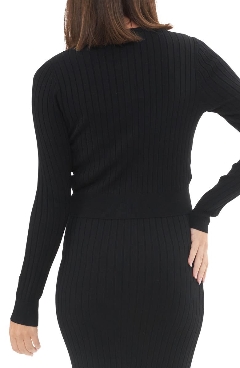 Ripe Maternity Caitlin Rib Crop Maternity Cardigan, Alternate, color, 