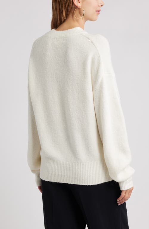Open Edit Cozy Crewneck Sweater In Multi