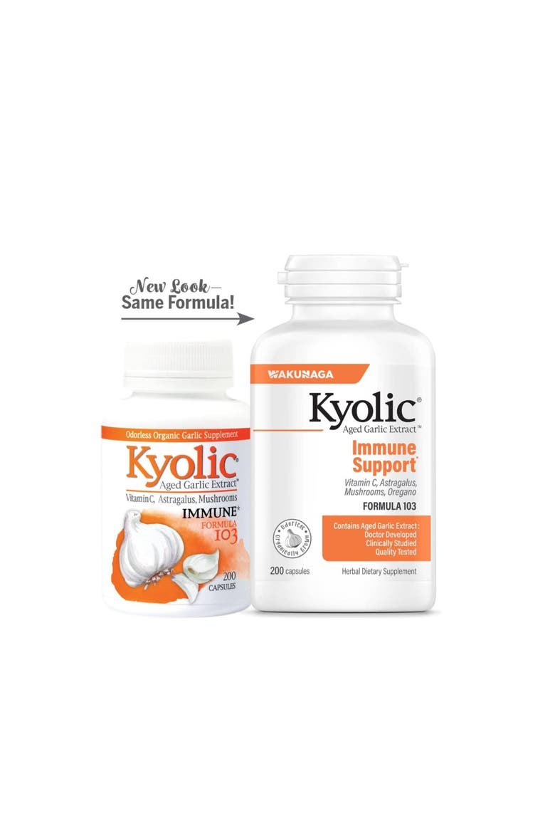 Aged Garlic Extract Formula 103, Immune Support, 200 Ct Capsules, Alternate, color, None