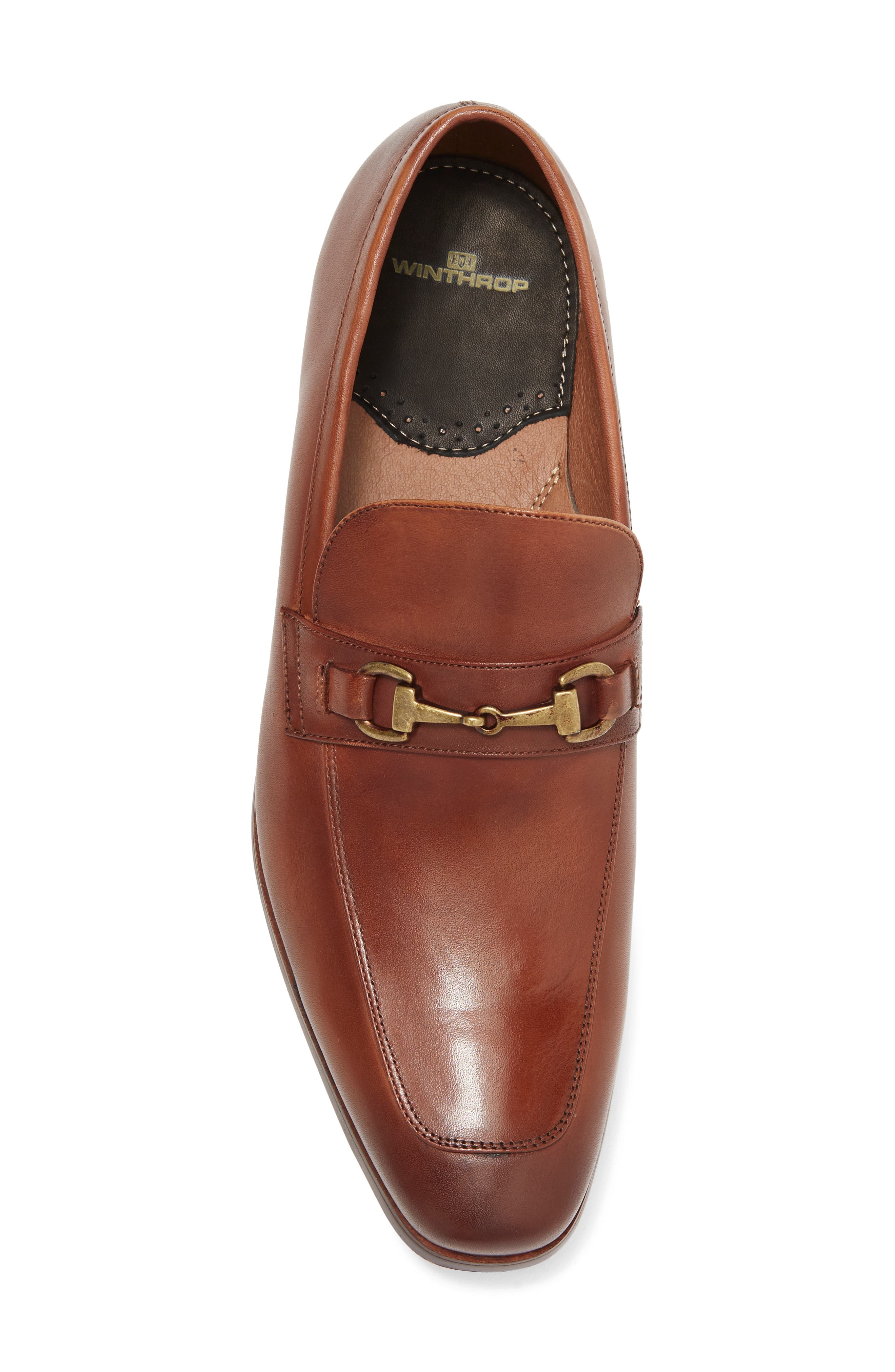 Sherman Bit Strap Loafer, Alternate, color, COGNAC