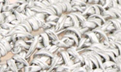 Agl Attilio Giusti Leombruni Crochet 50mm Metallic-leather Sandals In Argento-silver