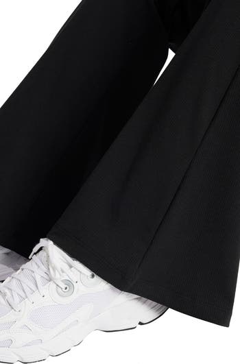 adidas Trefoil Essentials Rib Flare Leggings | Nordstrom