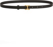 Chloé Marcie Logo Buckle Leather Belt