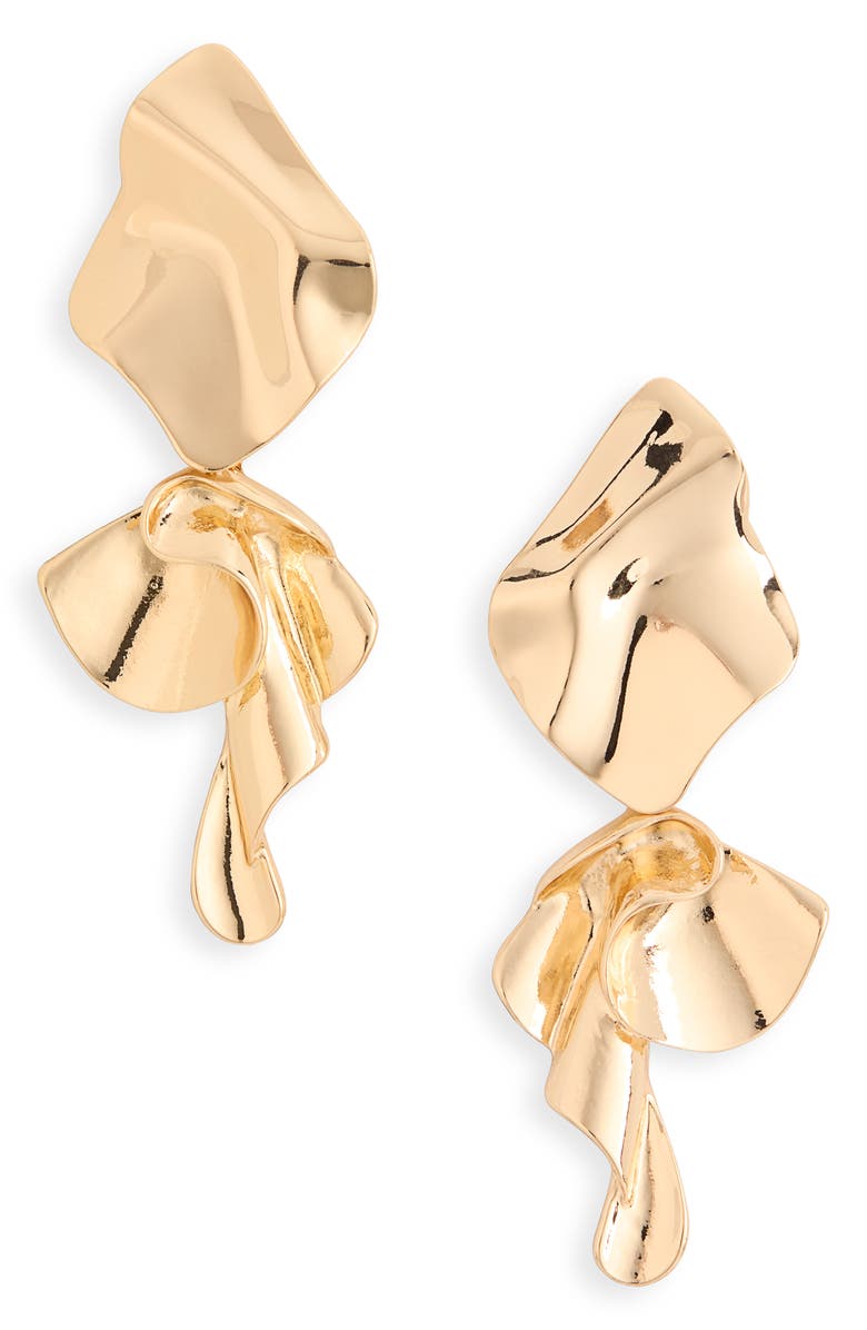 Cara Sculpture Drop Earrings, Main, color, 
