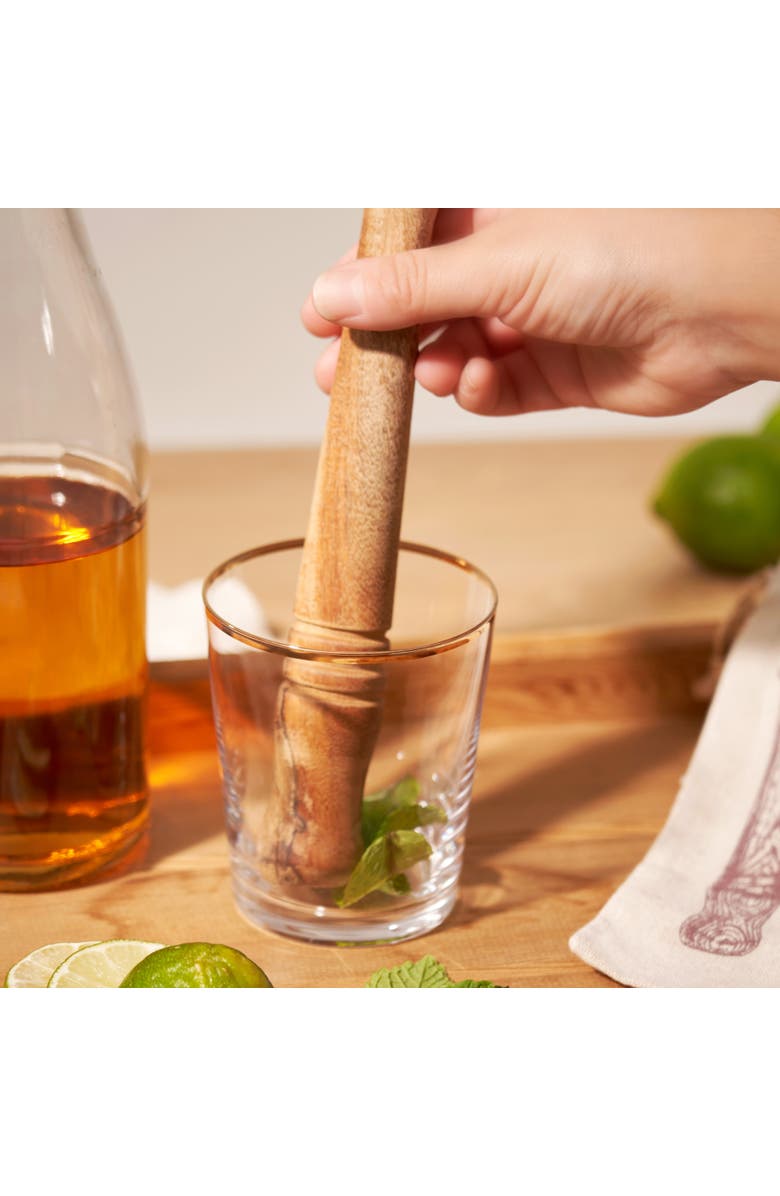 TWINE Acacia Wood Muddler, Alternate, color,