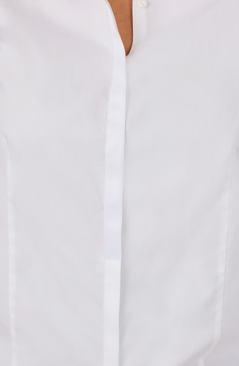 Foxcroft Thea Long Sleeve Cotton Button-Up Shirt, Alternate, color, White