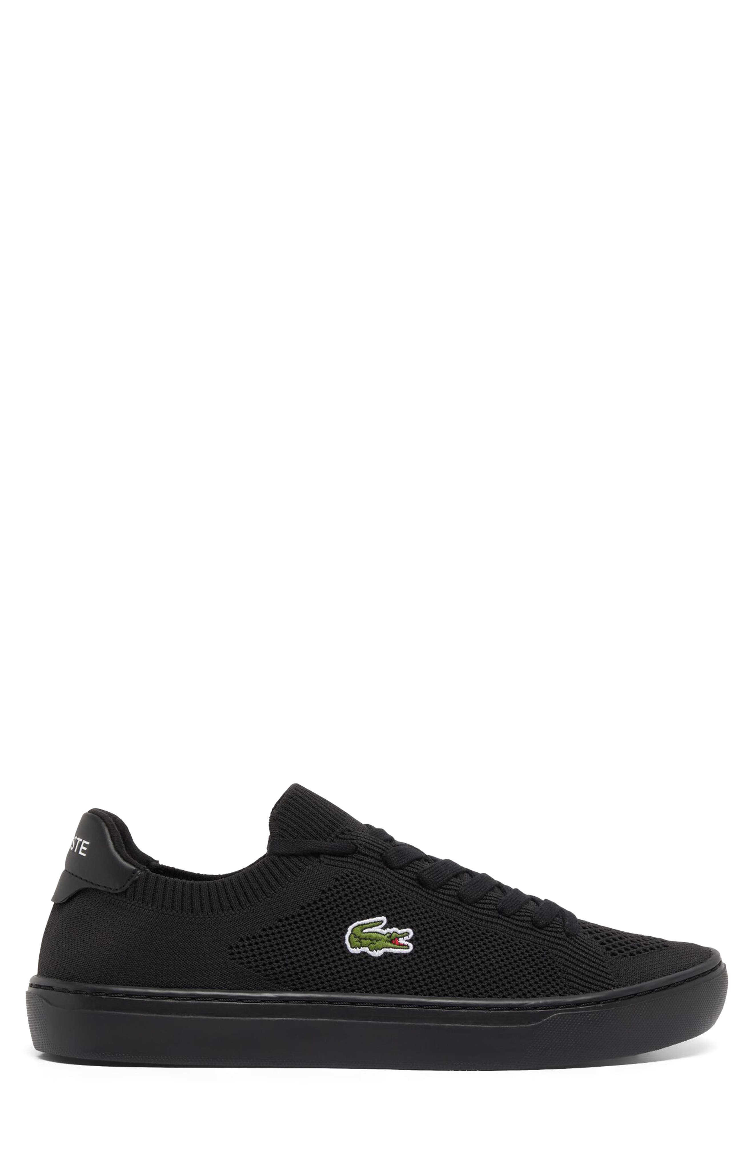 Lacoste La Piquée 2.0 Sneaker, Alternate, color, Black/ Black