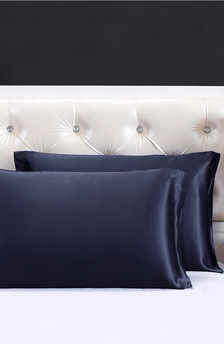 Lilysilk 100% Silk Terse Envelope Pillowcase, Alternate, color, Black