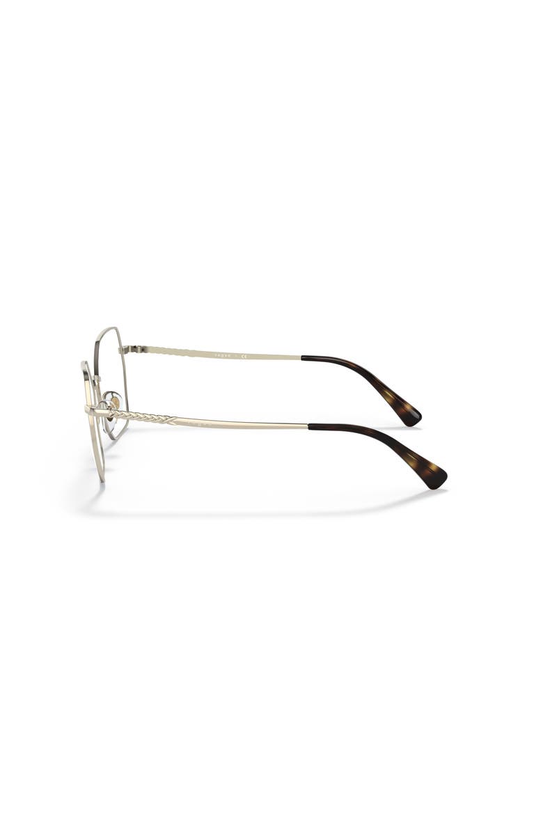 Vogue Eyewear 53mm Irregular optical glasses, Alternate, color, Gold