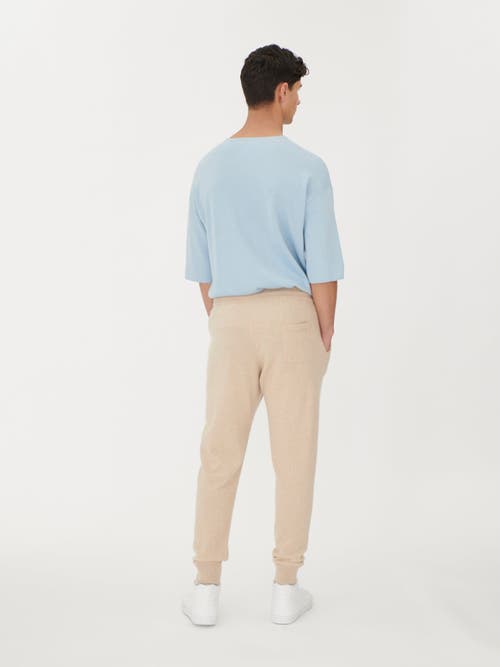 Gobi Mongolian Cashmere Cashmere  Jogger In Beige
