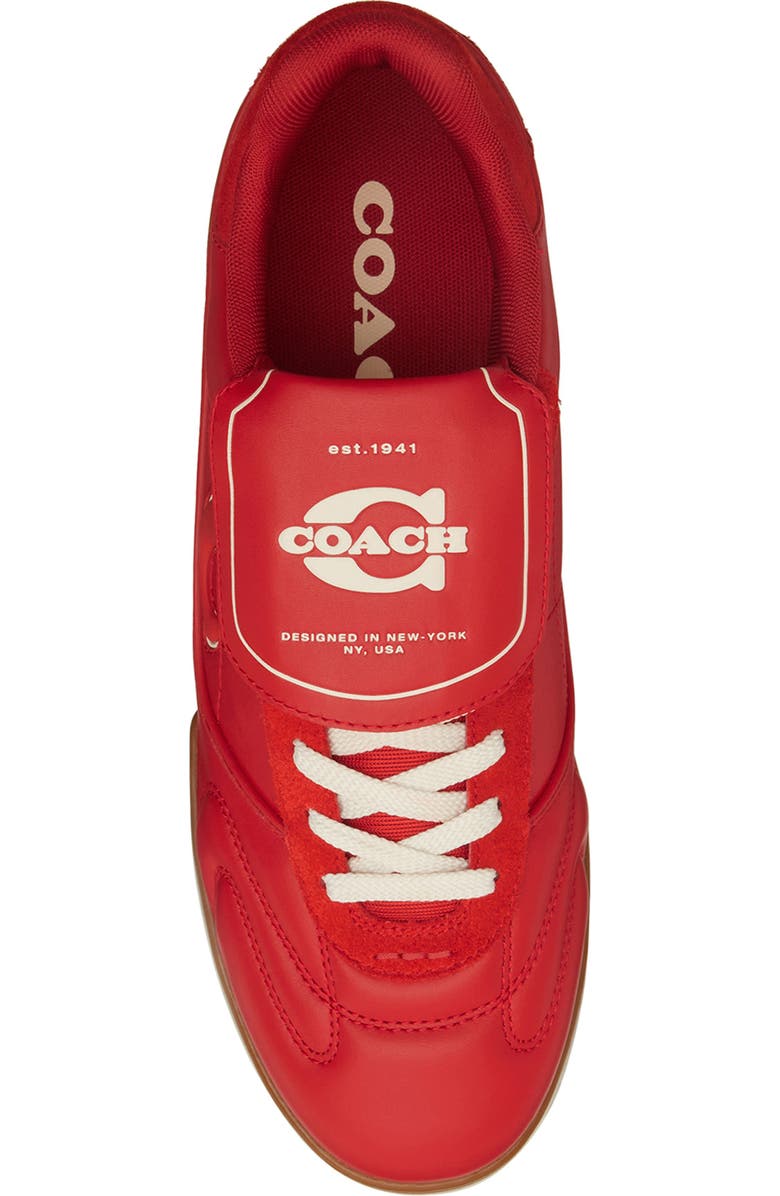COACH Match Sneaker, Alternate, color, Sport Red