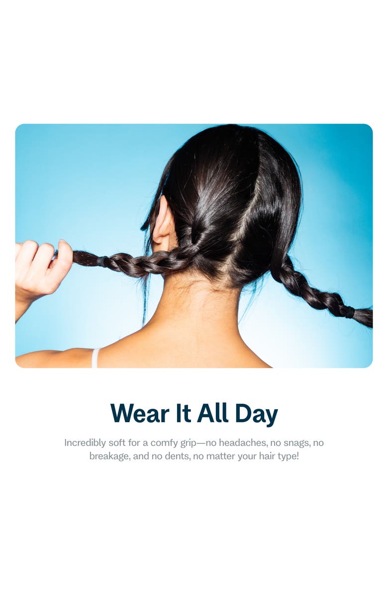 Gimme Beauty Braid Ends Medium Hair Bands, Alternate, color, Black