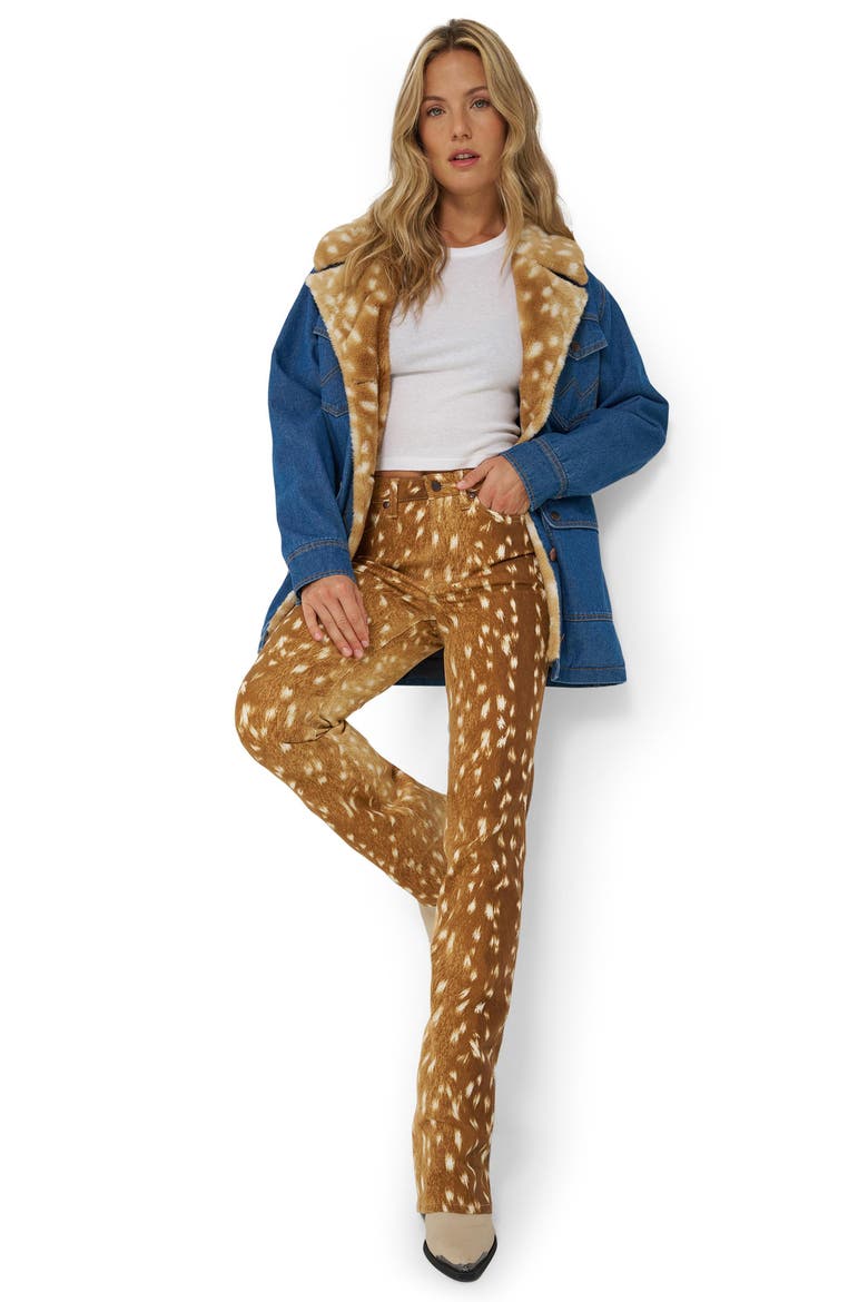 Dallas High Waist Bootcut Jeans, Alternate, color, BLONDE FAWN