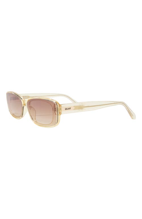 Quay Vibe Check 35mm Gradient Small Square Sunglasses
