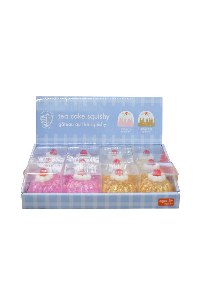 Daydream Society Baking Spirits Bright Christmas Tea Cake Squeeze Toy Stocking Stuffers - Case Pack of 12, Main, color, Assorted Pre-Pack