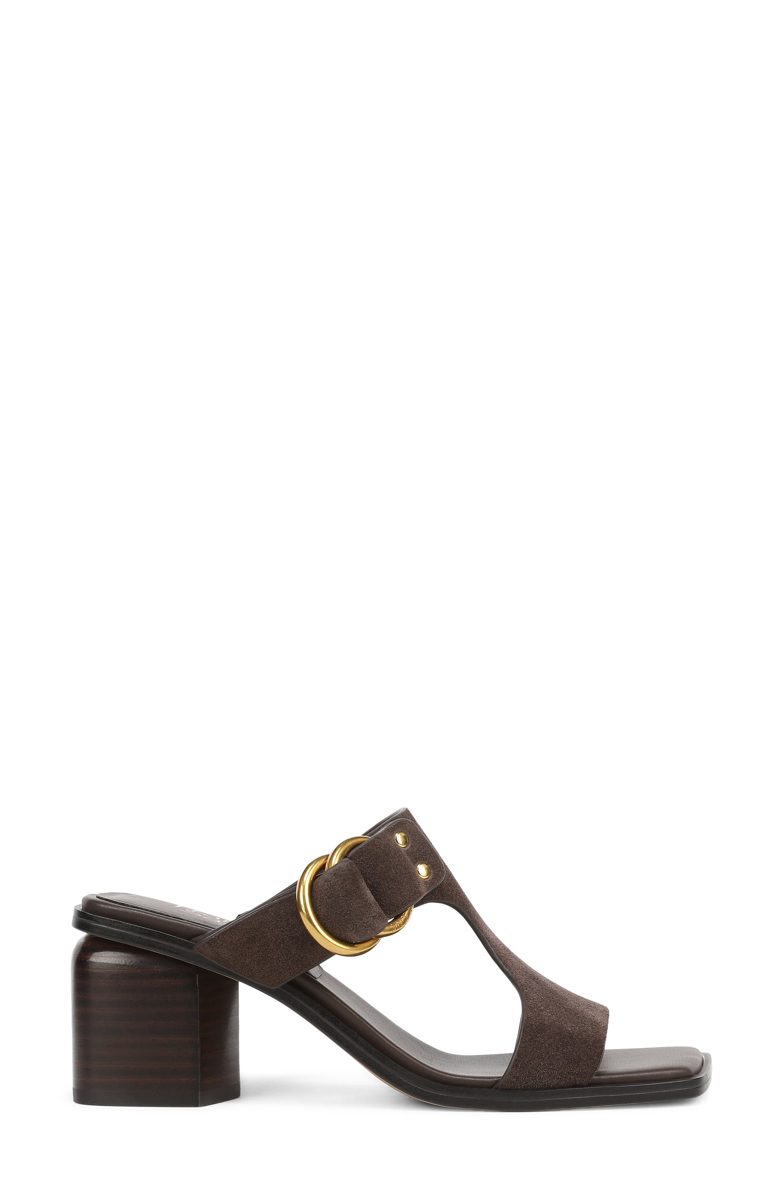 Roux Slide Sandal, Alternate, color, UMBER BROWN