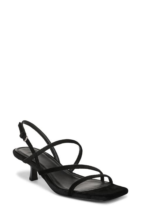 Tania Velvet Heeled Sandal