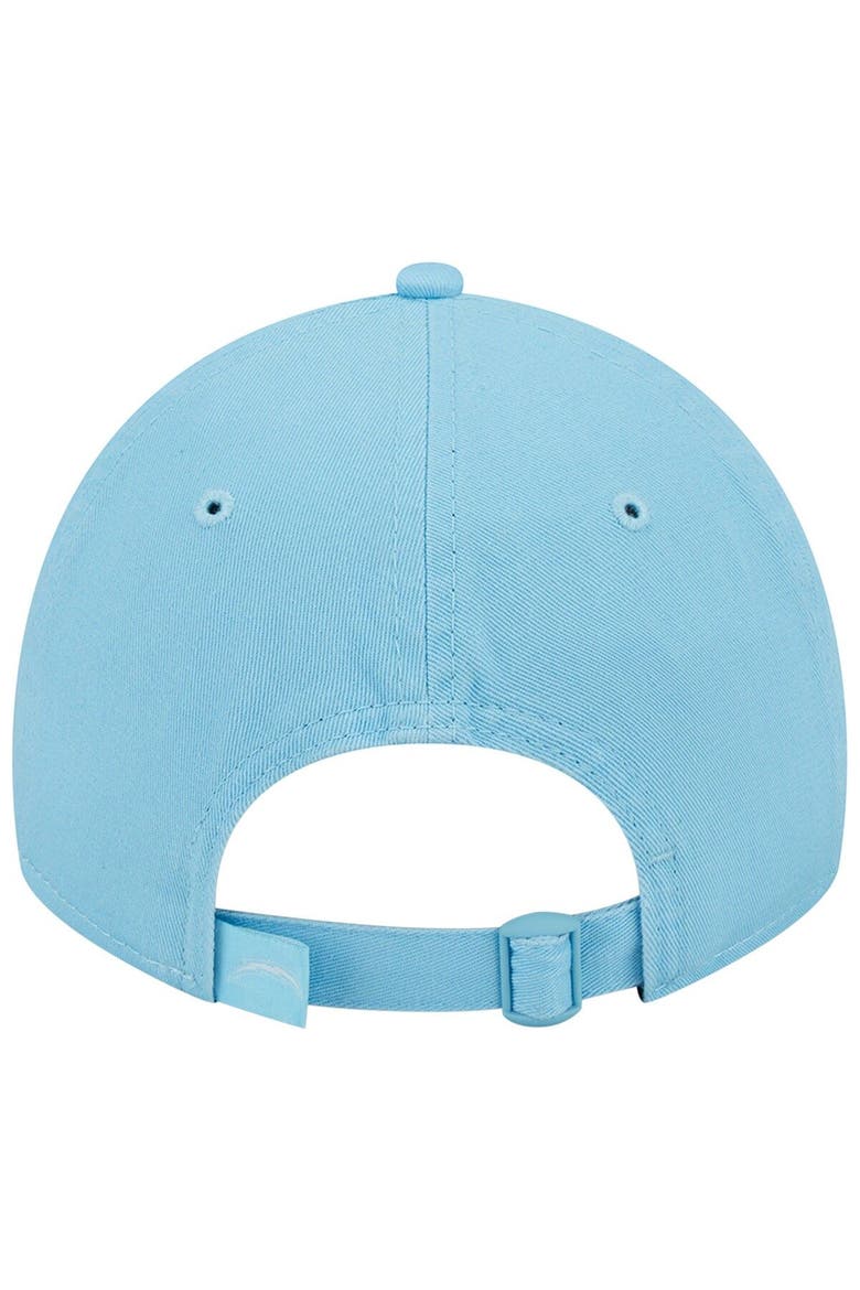 Men's New Era  Light Blue Los Angeles Chargers Core Classic 2.0 Brights 9TWENTY Adjustable Hat, Alternate, color, Light Blue