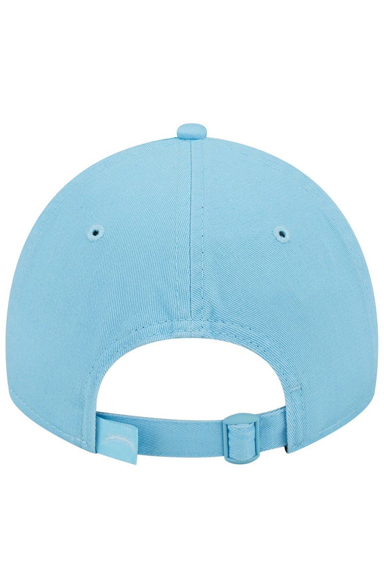 New Era Men's New Era Light Blue Los Angeles Chargers Core Classic 2.0 Brights 9TWENTY Adjustable Hat, Alternate, color,