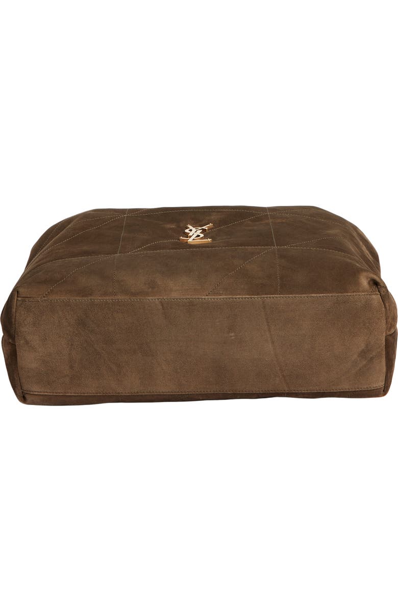 Saint Laurent Large Jamie 4.3 Patchwork Suede Shoulder Bag, Alternate, color, Light Musk