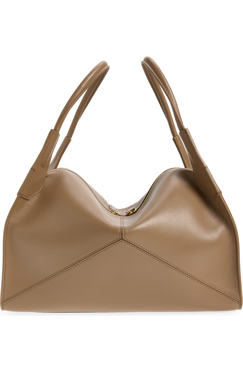 Victoria Beckham The Plié Top Handle Bag, Alternate, color, Dove Grey
