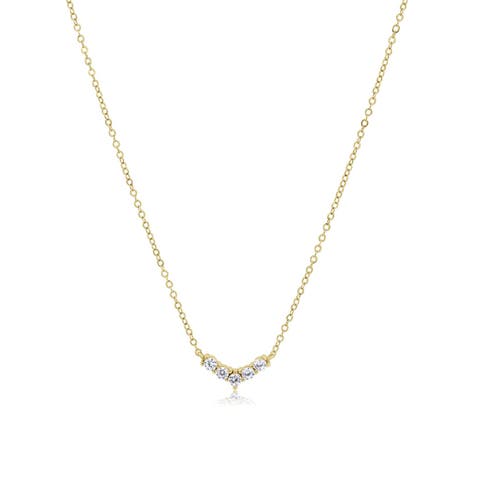 CZ Dip Necklace