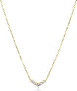 The Lovery Fine Jewelry CZ Dip Necklace