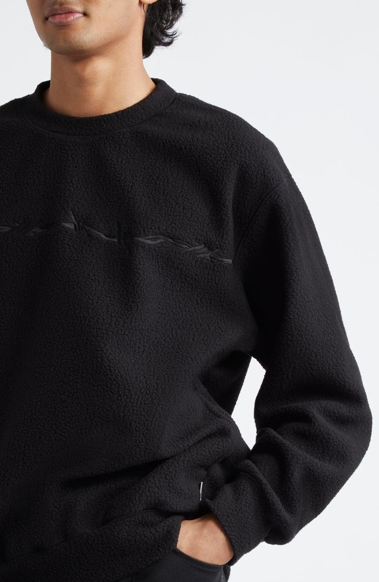 Undercover Barbed Wire Fleece Graphic Sweatshirt, Alternate, color, 