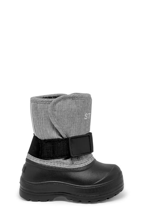 Stonz Kids' Trek Snow Boot In Heather Grey
