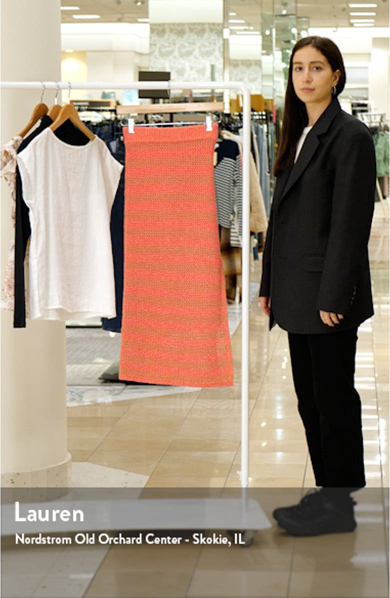 Carson Stripe Knit Skirt, sales video thumbnail