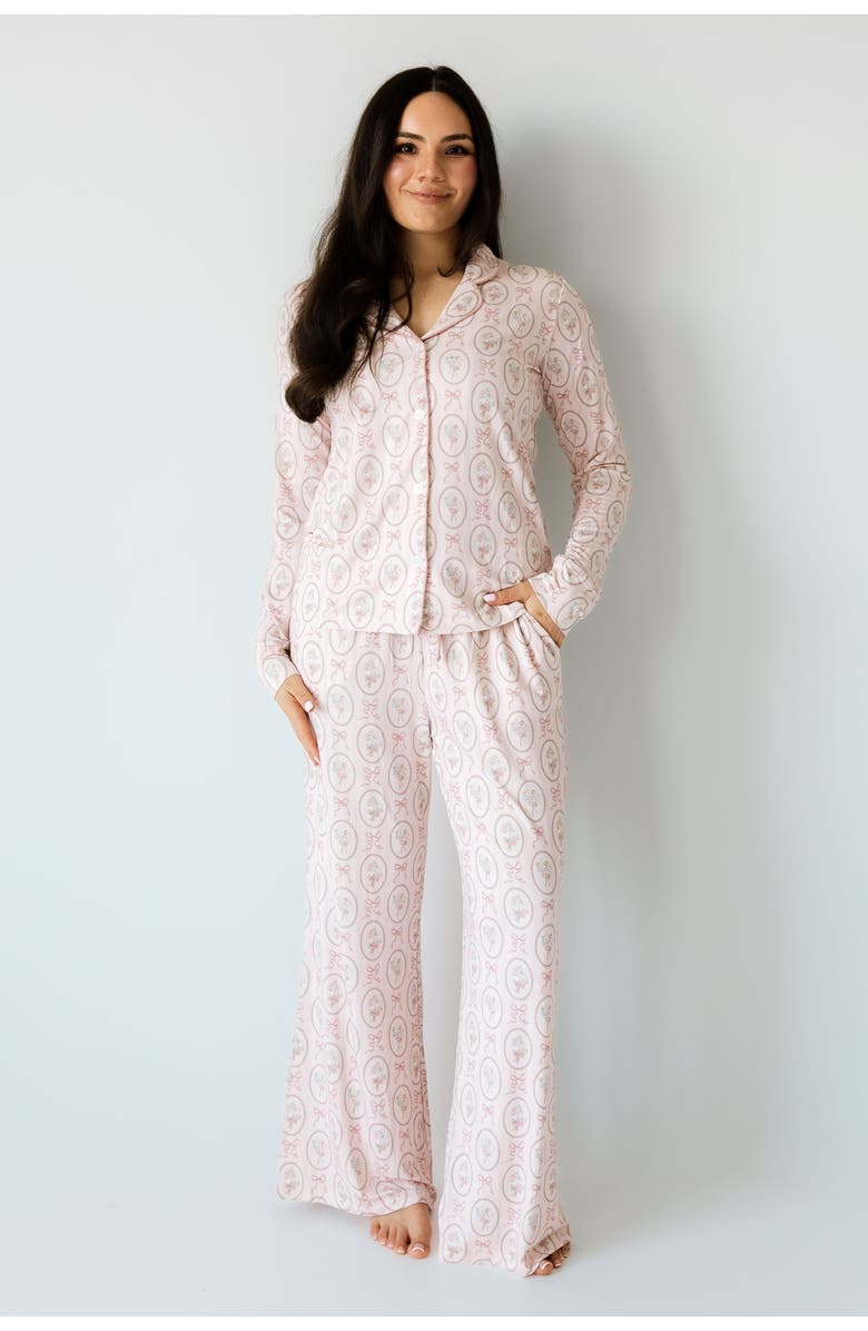 In My Jammers Blaire Long Sleeve Sleepwear Set, Main, color, Floral / Bow Print