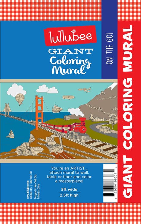 Giant Coloring Mural On The Go, Kids