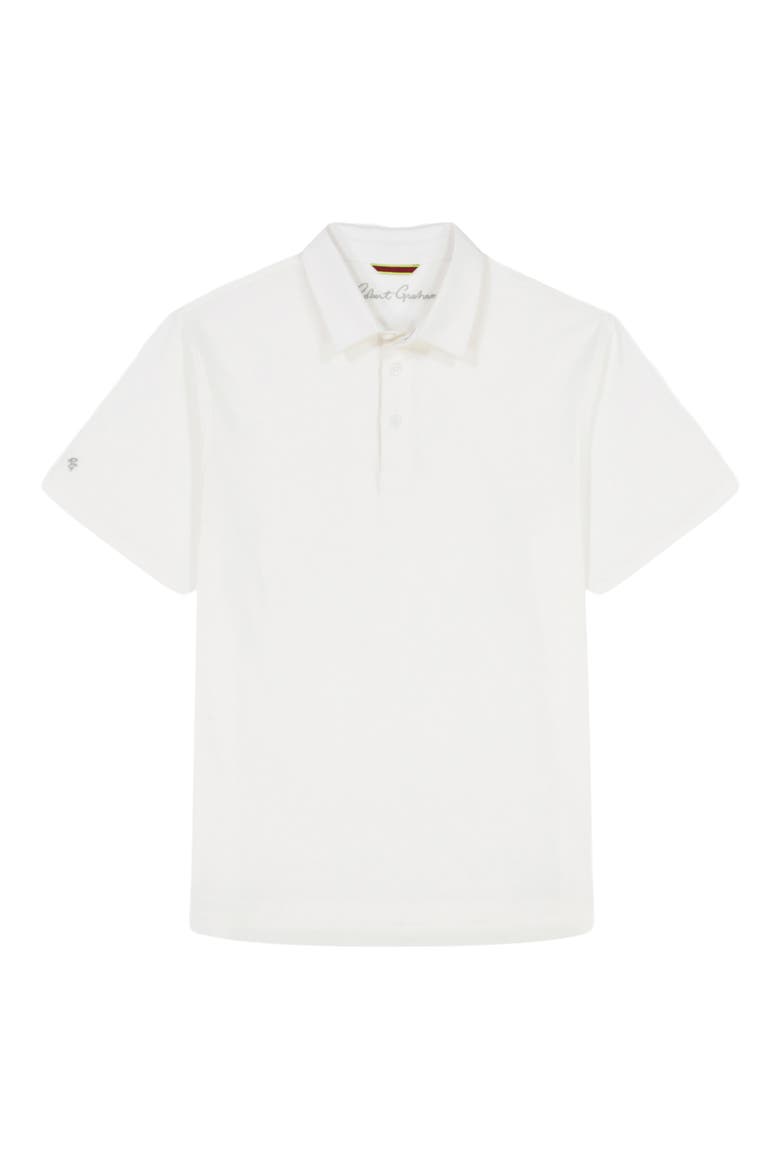 Furlan Stretch Cotton Polo, Alternate, color, WHITE
