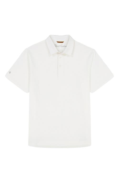 Robert Graham Furlan Stretch Cotton Polo In White