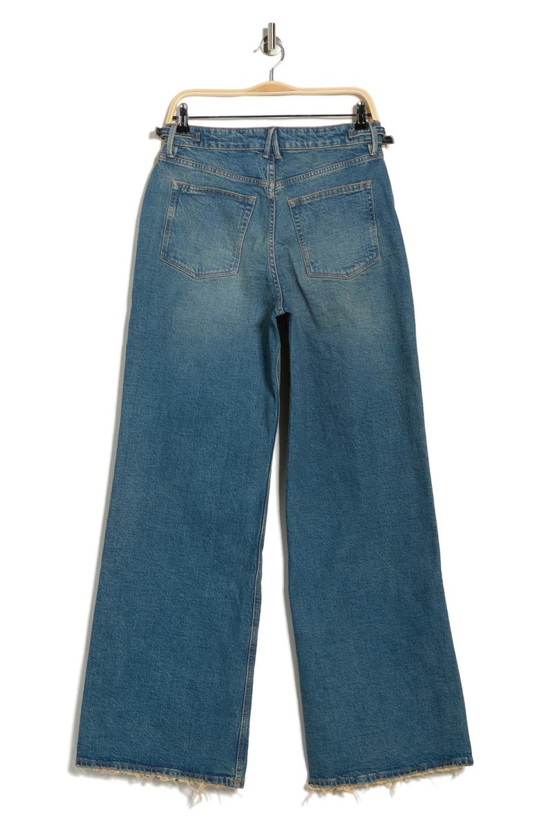 Good American Good Ease Relaxed Jeans, Alternate, color, Indigo738