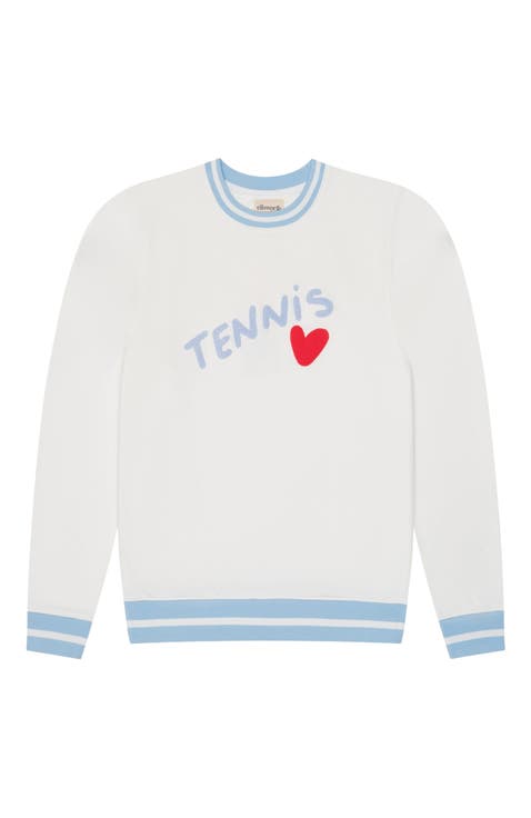 Elle Sweatshirt - Tennis Heart