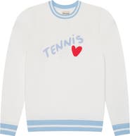Ellsworth + Ivey Elle Sweatshirt - Tennis Heart