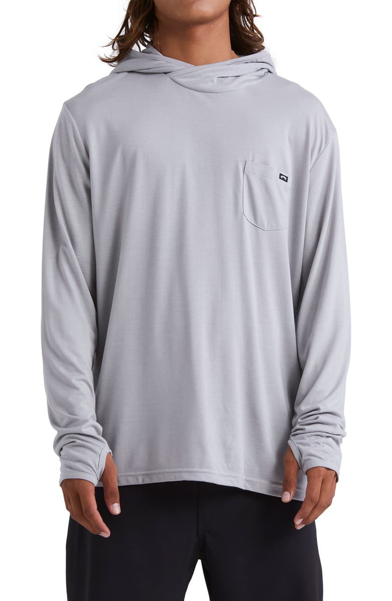 Billabong Eclipse Long Sleeve Hooded Rashguard, Main, color, 