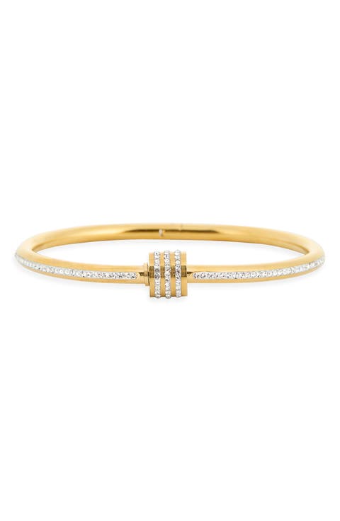 Demi Fine Crystal Barrel Bangle Bracelet