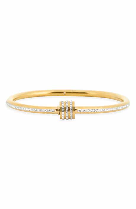 NORDSTROM RACK Demi Fine Crystal Barrel Bangle Bracelet