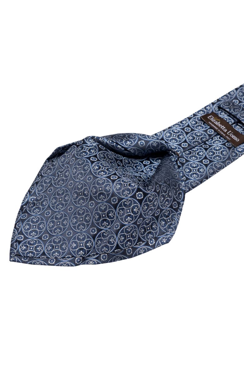 Palladio - Extra Long Silk Jacquard Tie for Men, Alternate, color, Blue