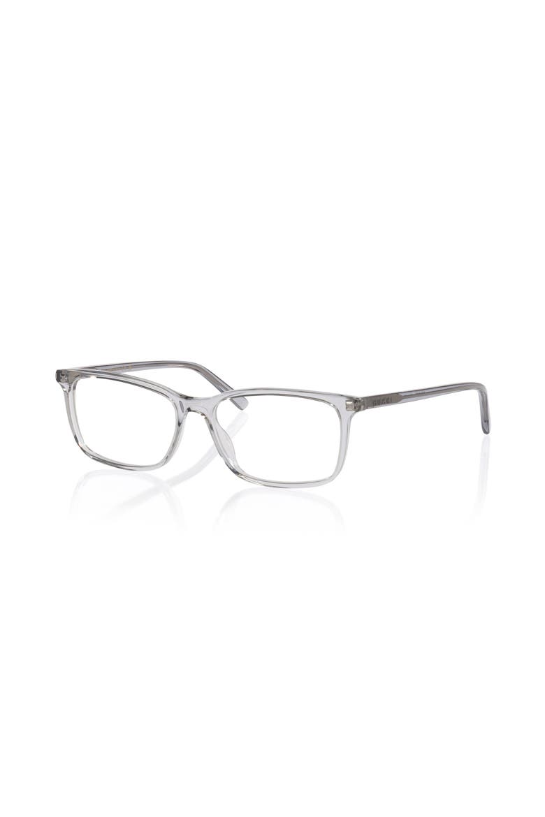 55mm Rectangle optical glasses, Main, color, Blue