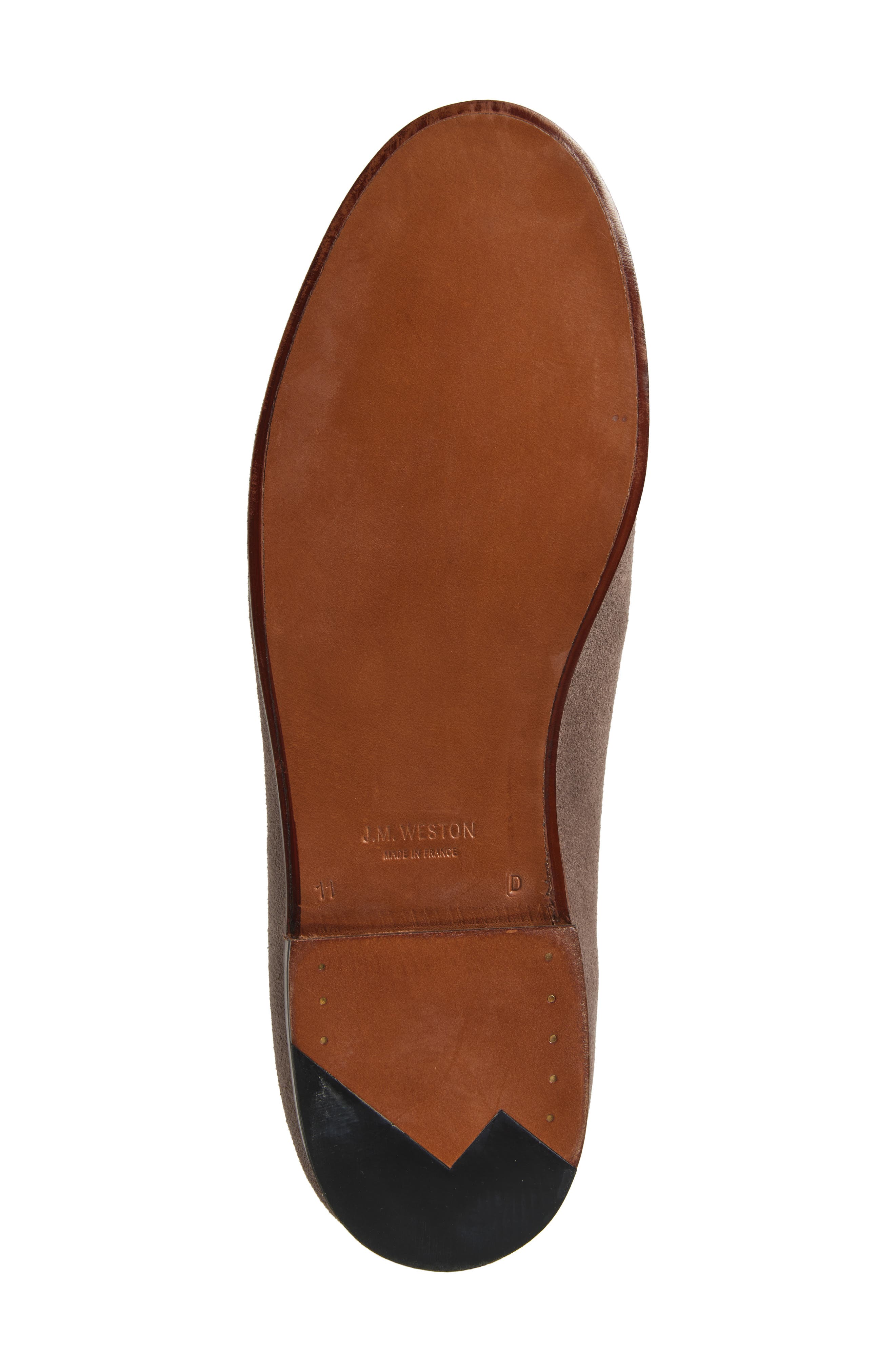 JM WESTON Animation 180 Penny Loafer, Alternate, color, Dark Brown