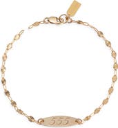 Set & Stones Engraved Angel Number Bracelet