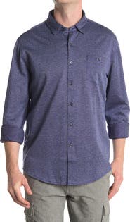Bugatchi Solid Knit Regular Fit Shirt